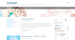 Desktop Screenshot of osokusubs.com