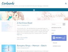 Tablet Screenshot of osokusubs.com
